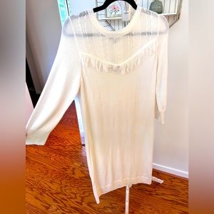 White Sweater Dress